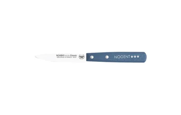 NOGENT Couteau Office 9 cm Bleu Paon - Classic Bois 