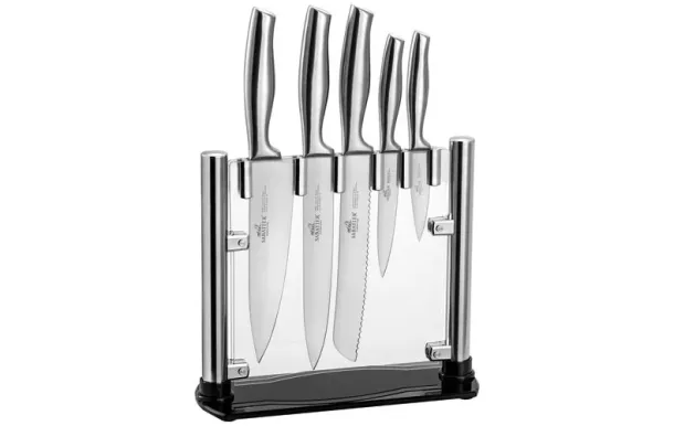 ROUSSELON DUMAS SABATIER Bloc couteaux Fuji + 5 couteaux Orys 