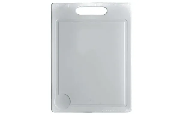 ALUMINIUM ET PLASTIQ Planche à découper 35 x 25 cm - plastique - blanc 