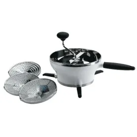 OXO Moulin à légumes 20 cm Inox & Blanc