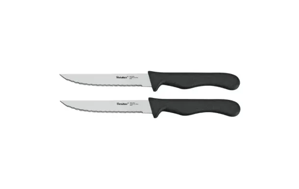 METALTEX Lot de 2 couteaux à steak micro dents 