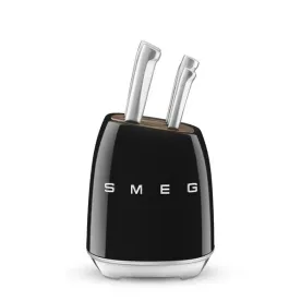 SMEG Bloc 6 couteaux Noir - Années 50