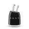 SMEG Bloc 6 couteaux Noir - Années 50  SMEG Bloc 6 couteaux Noir - Années 50