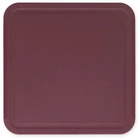 BRABANTIA Planche à découper 25 x 25 cm Rouge Aubergine - Tasty+
