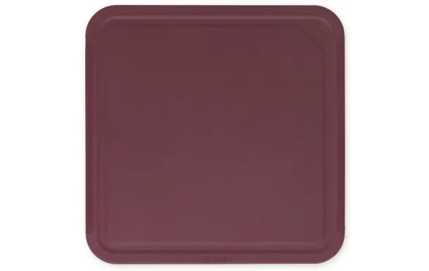 BRABANTIA Planche à découper 25 x 25 cm Rouge Aubergine - Tasty+ 