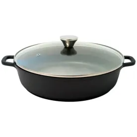 BAUMALU Cocotte mijoteuse basse 36 cm / 6,5 L