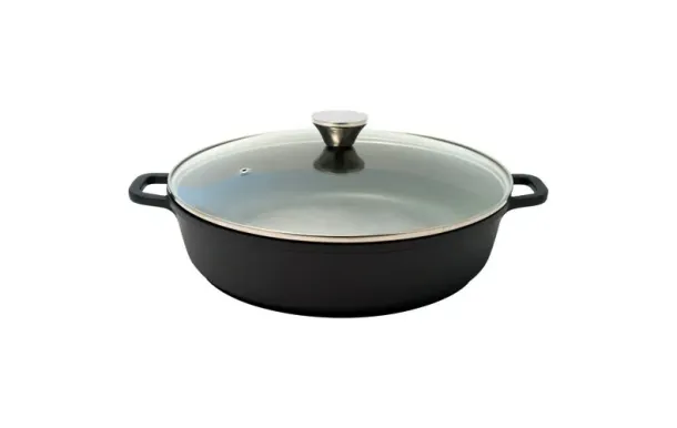 BAUMALU Cocotte mijoteuse basse 32 cm / 5 L 
