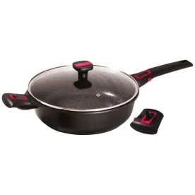 BAUMALU Sauteuse 28 cm avec couvercle -  Granit Pro