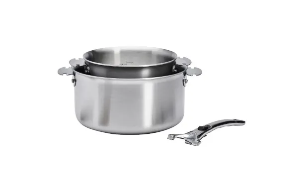 DE BUYER Série 2 casseroles / faitouts 16 et 20 cm + poignée - Loqy Alchimy 