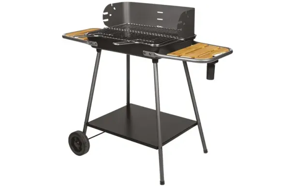 SOMAGIC BARBECUE CHARBON PROMENADE CUVE FONTE 54X88CM 2 TABLETTES SOUFLERIE FLO * 