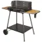 SOMAGIC BARBECUE CHARBON PROMENADE CUVE FONTE 54X88CM 2 TABLETTES SOUFLERIE FLO * 
