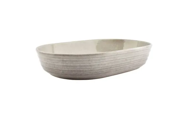 SALT & PEPPER Plat à four ovale 36,5 cm Gris - Bake 
