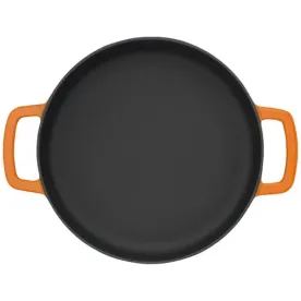 COMBEKK Poêle double anse 24 cm Orange - Sous-Chef
