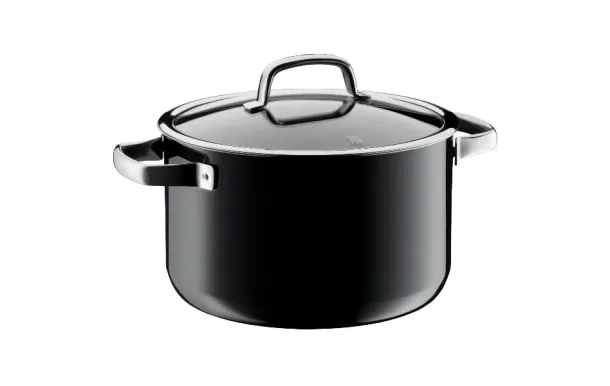WMF Faitout haut 24 cm Black Edition - Fusiontec Mineral 