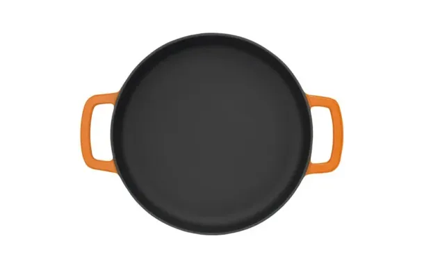 COMBEKK Poêle double anse 28 cm Orange - Sous-Chef 