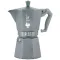 BIALETTI Cafetière italienne 6 tasses Gris Silver - Moka Exclusive 