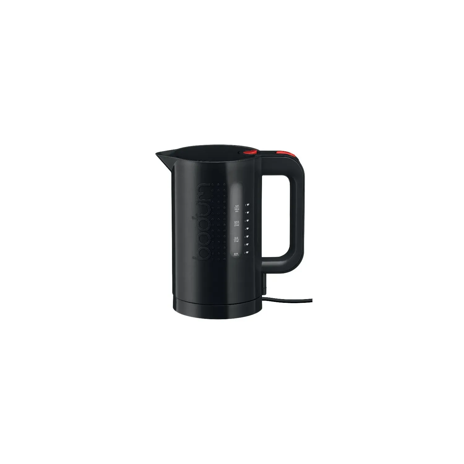 BODUM Bouilloire électrique 1 L Noire - Bistro - 11452-01EURO