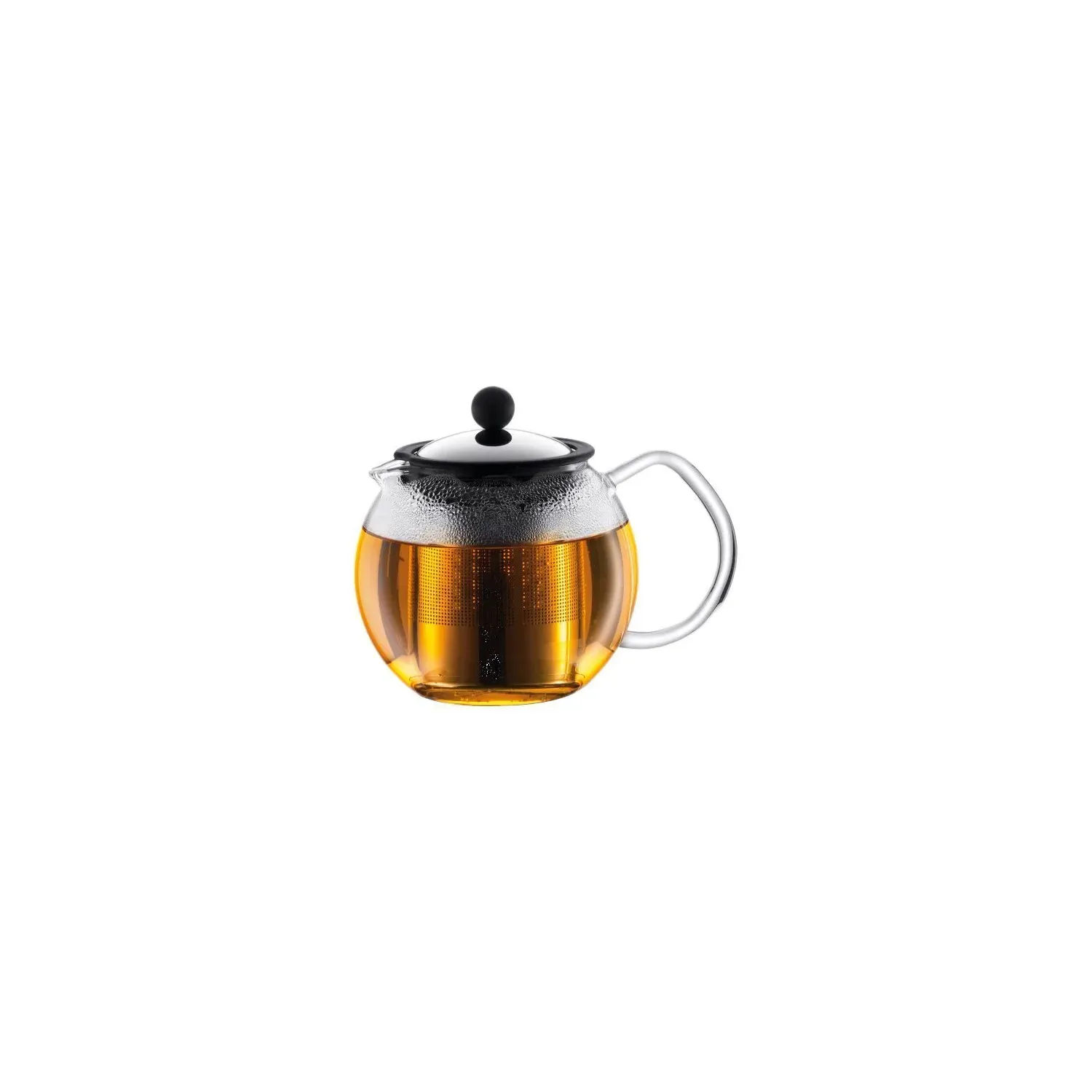 Bodum Théière 0,5 L en verre avec filtre inox - Assam Gris - vue 4
