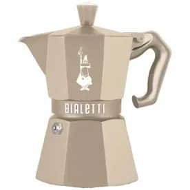 BIALETTI Cafetière italienne 3 tasses Sable du Désert - Moka Exclusive