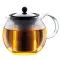 BODUM Théière 1.5 L en verre avec filtre inox - Assam 
