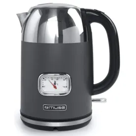 MUSE Bouilloire 1.7 L Gris & Inox - Collection of Inspiration - MS020DG