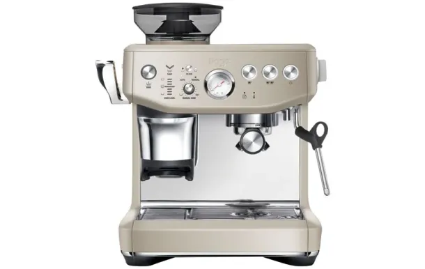 SAGE Machine à expresso Nougat - The Barista Express Impress - SES876ALM4EEU1 