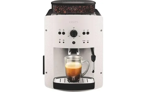 KRUPS Expresso broyeur automatique Blanche - Essential - EA810570 