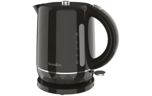 TERRAILLON Bouilloire 1.5 L Noire - Diamant - 15386 