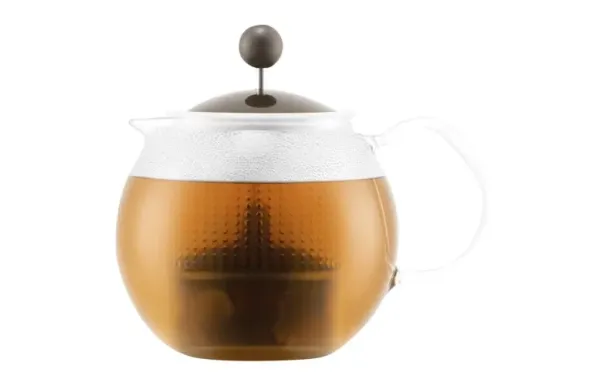 BODUM Théière 0,5 L en verre avec filtre plastique Marron - Assam 