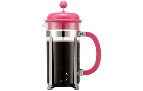 BODUM Cafetière à piston 8 Tasses Rose - Caffettiera Colors 