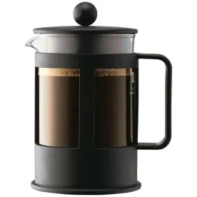 BODUM Cafetière à piston 4 Tasses Noire - Kenya