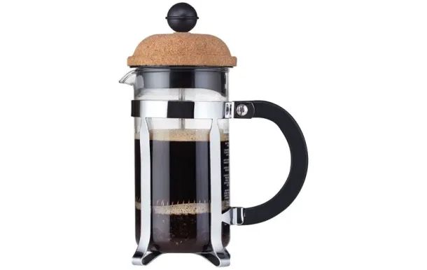 BODUM Cafetière à piston 3 tasses Inox & Liège - Chambord 