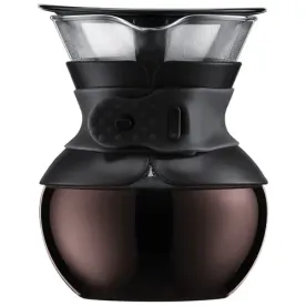 BODUM Cafetière 4 tasses / 0.5 L Noire - Pour Over