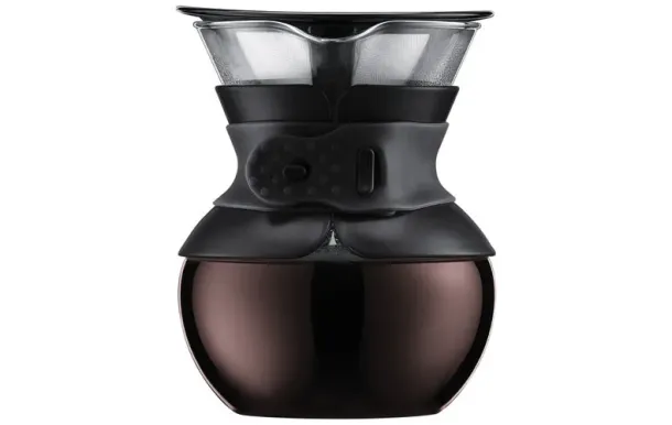 BODUM Cafetière 4 tasses / 0.5 L Noire - Pour Over 
