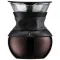 BODUM Cafetière 4 tasses / 0.5 L Noire - Pour Over  BODUM Cafetière 4 tasses / 0.5 L Noire - Pour Over