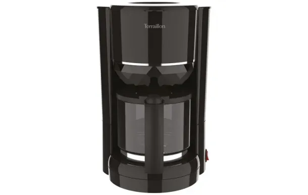 TERRAILLON Cafetière filtre 10/15 tasses Noire - Diamant - 15388 