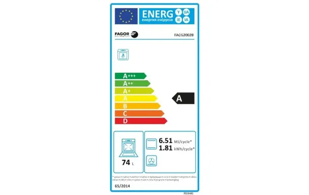 FAGOR Cuisinière gaz FACG2002B 