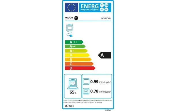 FAGOR Cuisinière mixte FCM104B 