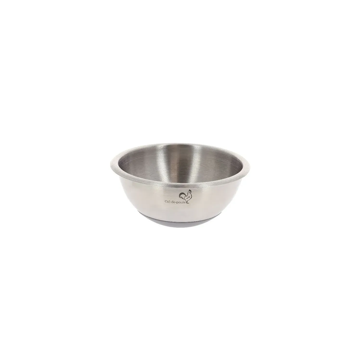 Bassine inox fond silicone D20 cm - vue 2