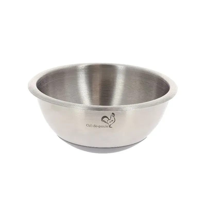 Bassine inox fond silicone D20 cm - vue 3