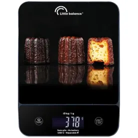 LITTLE BALANCE Balance de cuisine 10 kg Cannelés - Happy Genius 10 USB - 8845
