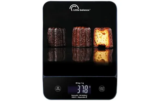 LITTLE BALANCE Balance de cuisine 10 kg Cannelés - Happy Genius 10 USB - 8845 