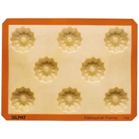 SILPAT Moule 8 cakes striés 40 x 30 cm - Origine