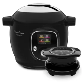 MOULINEX Multicuiseur 180 recettes - Cookeo+ et couvercle Extra Crisp - CE85X8F0