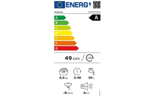 SAMSUNG Lave-linge frontal WW90T4046EE