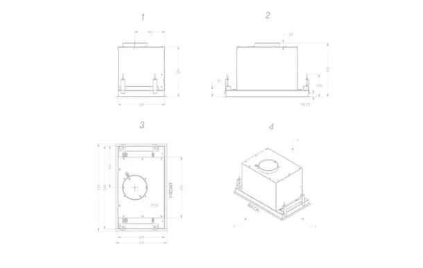 NOVY Groupe filtrant avec moteur D26052