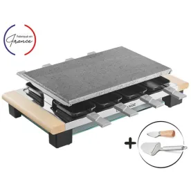 LAGRANGE Appareil à raclette & Pierre 8 personnes - Élégance - 399012