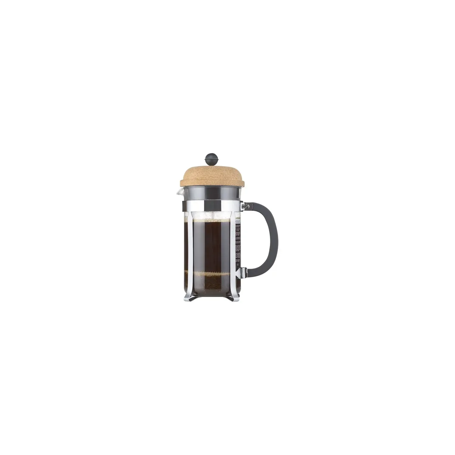 BODUM Cafetière à piston 8 tasses Inox & Liège Chambord - vue 3
