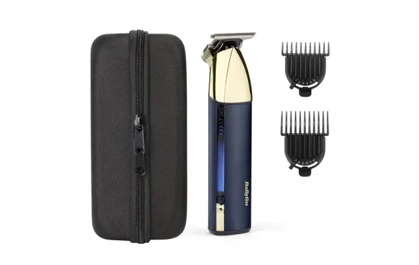 Tondeuse Barbe Sans Fil Super-X Metal Gold & Navy 5h Autonomie