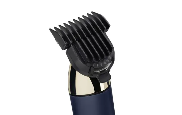 Tondeuse Barbe Sans Fil Super-X Metal Gold & Navy 5h Autonomie